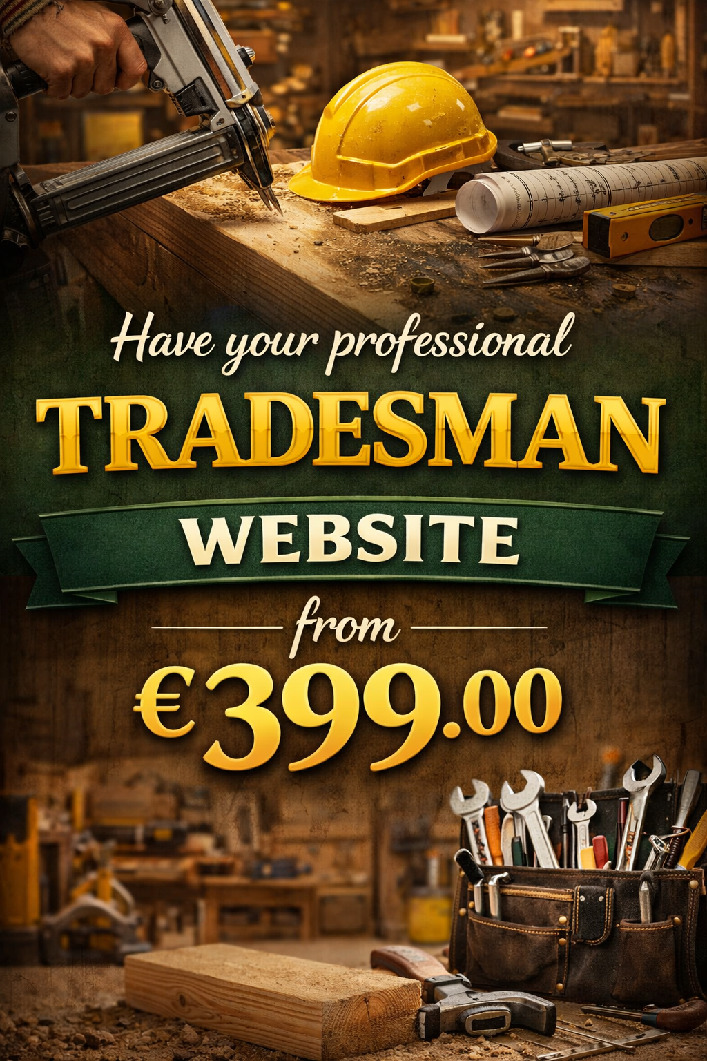 Affordable Tradesman Website from €399